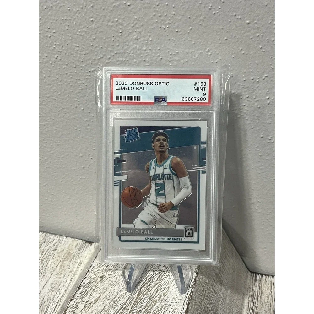 2020 Panini Donruss Optic LaMelo Ball #153 Rated Rookie RC PSA 9 MINT Hornets